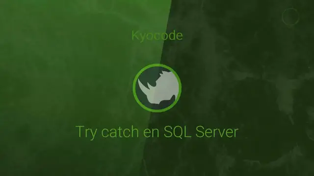 'Video thumbnail for Try catch en SQL Server'