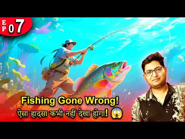 'Video thumbnail for Fishing Gone Wrong! ऐसा हादसा कभी नहीं देखा होगा! 😱 | VRrtro #VRrtro'