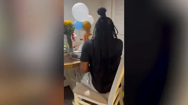 'Video thumbnail for Man Surprised By Brother He's Not Seen In Four Years At Baby Shower'