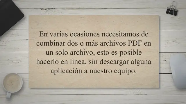 'Video thumbnail for Combinar archivos PDF en línea'