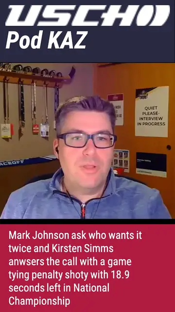 'Video thumbnail for Mark Johnson asks who wants it and Kirsten Simms answers the call'