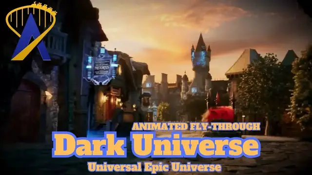 'Video thumbnail for Dark Universe Animated Fly Through - Epic Universe'