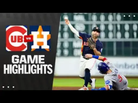 'Video thumbnail for Chicago Cubs at Houston Astros Full-Game Highlights! | 06/29/2025'