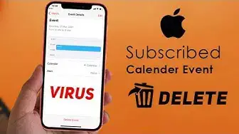 'Video thumbnail for How To Delete Subscribed Event On Calendar iPhone & REMOVE VIRUS!'