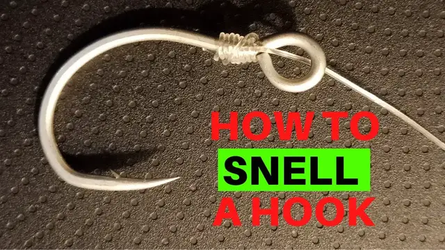 'Video thumbnail for How To Snell A Fishing Hook - The Easiest And Fastest Way'