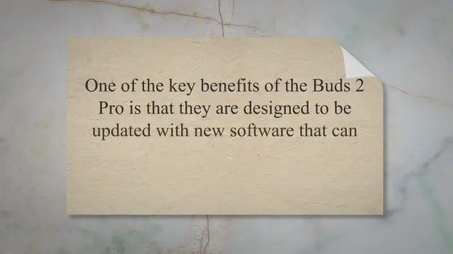 'Video thumbnail for How to Update the Software on the Samsung Galaxy Buds 2 Pro'