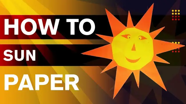 'Video thumbnail for Sun Craft for Kids | How to Make Sun With Cardboard | Sun Paper Craft'