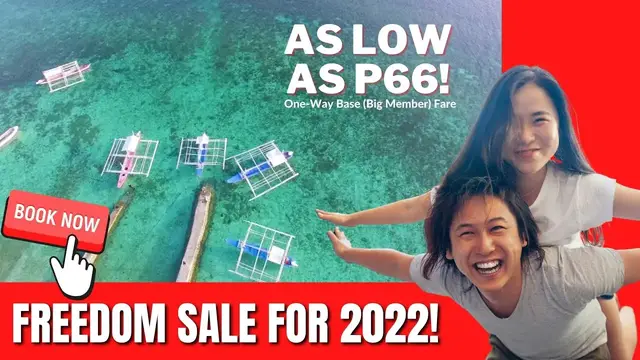 'Video thumbnail for AirAsia Promo 2022 FREEDOM Sale for as Low as P66 [Book Now!]'