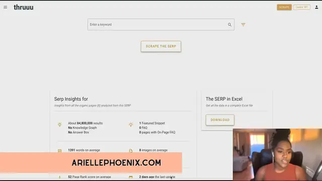 'Video thumbnail for The Free SERP Tool I use For Writing Better Blog Posts (Thruuu)'