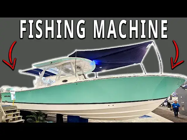 'Video thumbnail for Regulator Boats: FISHING MACHINE! 2024 Miami Boat Show'