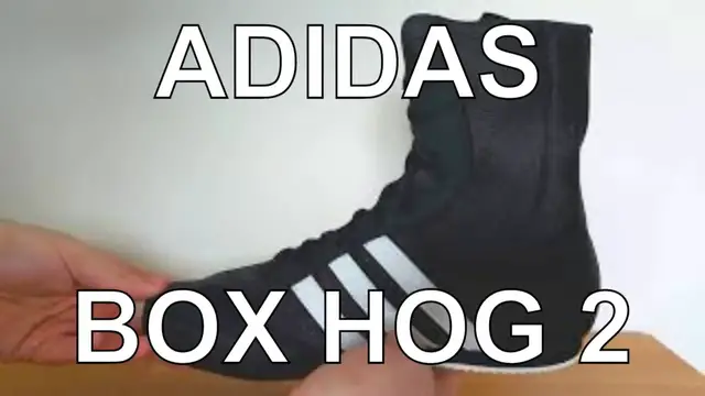 'Video thumbnail for Adidas Box Hog 2 Boxing Shoes | Quick Look | 360° Tour | Powerlifting Shoes Review'