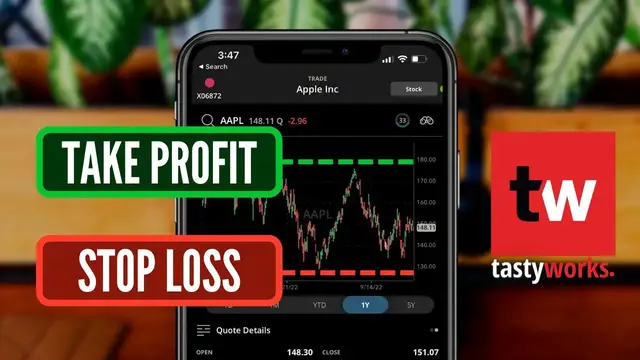 'Video thumbnail for Automatic Take Profit Stop Loss Order on Tastyworks Mobile App | OCO Bracket Order Explained'