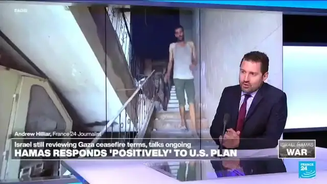 'Video thumbnail for Hamas says it delivered 'positive response' on US Gaza ceasefire plan'