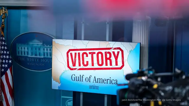 'Video thumbnail for AP journalists testify over WH ban for refusal to use 'Gulf of America' name'