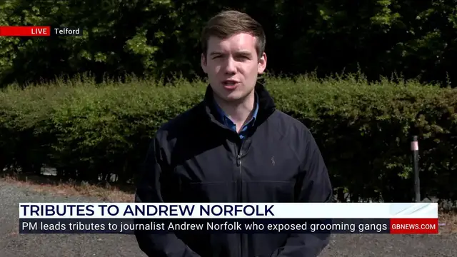 'Video thumbnail for WATCH: 'Others stayed silent’ - Charlie Peters pays heartfelt tribute to journalist who exposed grooming gangs'