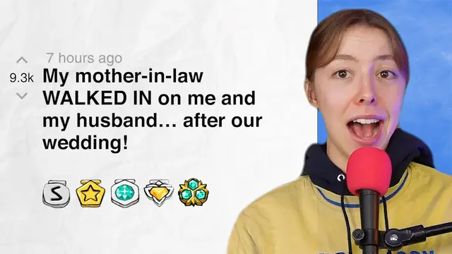 'Video thumbnail for My mother-in-law WALKED IN on me and my husband… after our wedding! - r/charloteedobreyoutube | Reddit Stories'