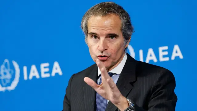 'Video thumbnail for UN nuclear watchdog board finds Iran not complying with obligations'