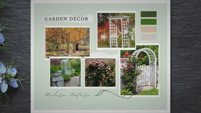 'Video thumbnail for Arbour creates vertical planting space, privacy and shade'