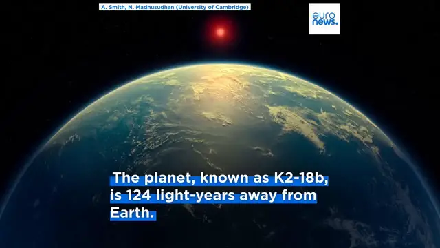'Video thumbnail for Scientists find 'strongest sign to date' of possible life on a distant planet'