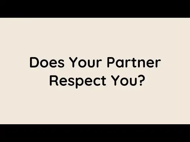 'Video thumbnail for 10 Clear Signs Your Partner Doesn’t Respect You (And What to Do About It)'
