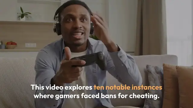 'Video thumbnail for Gamers Banned for Cheating '