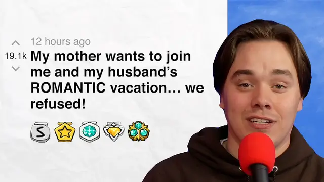 'Video thumbnail for My mother wants to join me and my husband’s ROMANTIC vacation… we refused! - r/relationships | Reddit Stories'