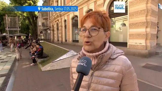 'Video thumbnail for Thousands of Serbians join Subotica protest demanding justice for Novi Sad victims'