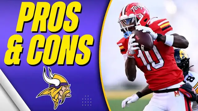 'Video thumbnail for One Vikings WR's Biggest SKILL, Could Also Be Holding Him Back...'