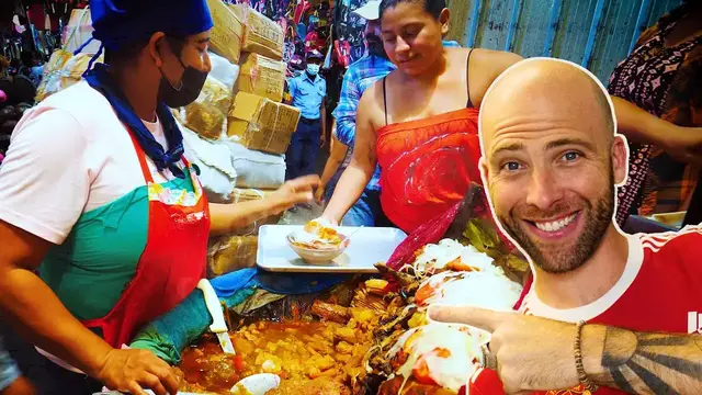 'Video thumbnail for Nicaraguan STREET FOOD in the LARGEST MARKET in CENTRAL AMERICA!!'