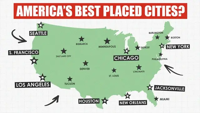 'Video thumbnail for How Most U.S. Cities Are Insanely Well Located'
