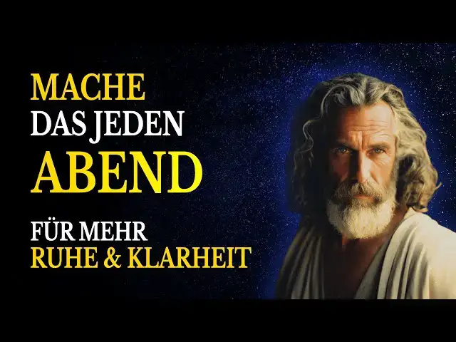 'Video thumbnail for 5 Stoische Abendroutinen, die deinen Tag perfekt abschließen'