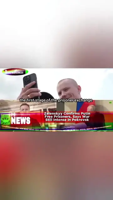 'Video thumbnail for Zelenskyy Confirms Putin Free Prisoners, Says War Still Intense In Pokrovsk '