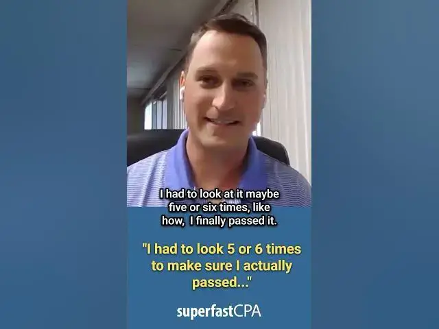 'Video thumbnail for "I had to look 5 or 6 times to make sure I actually passed"'
