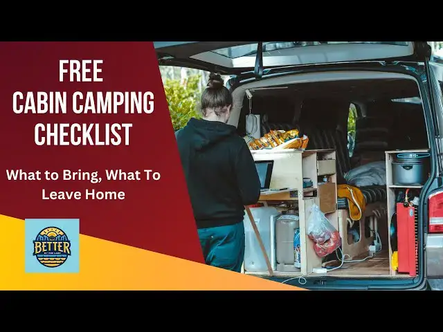 'Video thumbnail for Simple 45 Item Printable Checklist for Camping in a Cabin'