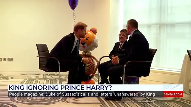 'Video thumbnail for Prince Harry's calls being 'ignored' by King Charles is 'really sad', Griffiths claims'