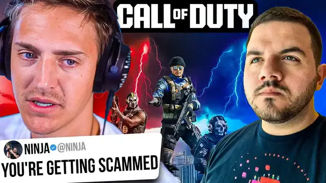 'Video thumbnail for gwm: ninja and courage go off on call of duty & fortnite'