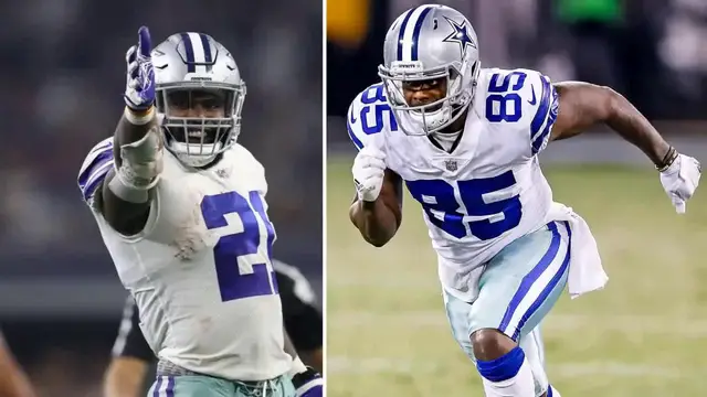 'Video thumbnail for law nation sports: ezekiel elliott film session: cowboys running back breaks down commanders blocking'