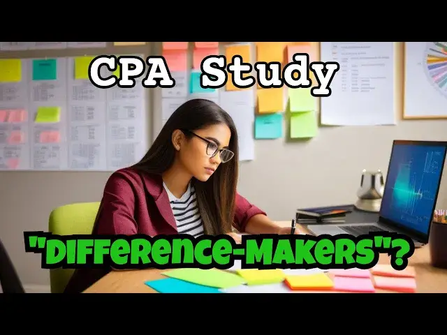 'Video thumbnail for 5 "Difference-Maker" CPA Study Strategies to Help You Pass Faster'