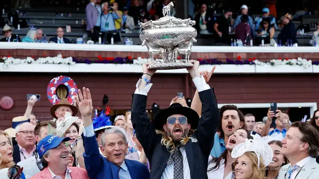 'Video thumbnail for Celebrities owning thoroughbreds is part of horse racing history'