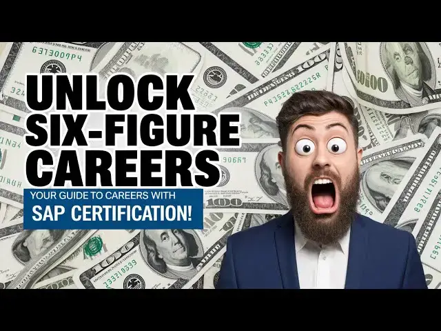 'Video thumbnail for Unlock Six-Figure Tech Careers with SAP Certification! 💼💰 | Your Guide to High-Paying Opportunities'