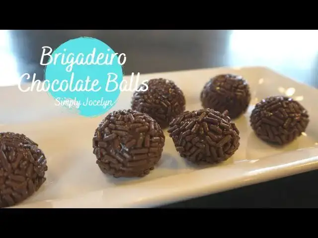 'Video thumbnail for Brigadeiro - Brazilian Chocolate Balls made with Condensed Milk - Simply Jocelyn'