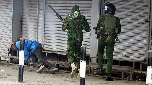 'Video thumbnail for Nairobi hawker shot at close range by police declared brain dead'