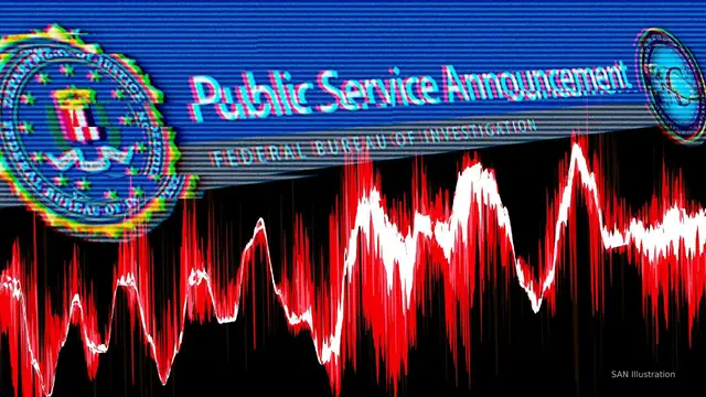 'Video thumbnail for FBI warns scammers are using AI voices to impersonate US officials'