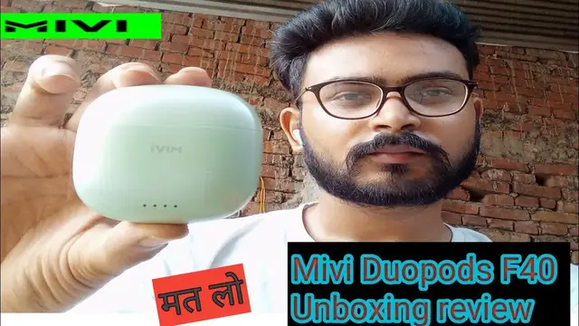 'Video thumbnail for Mivi Duopods f40 unboxing & review Tws under 999₹ इसको देखने के बाद यह नही लोगे'