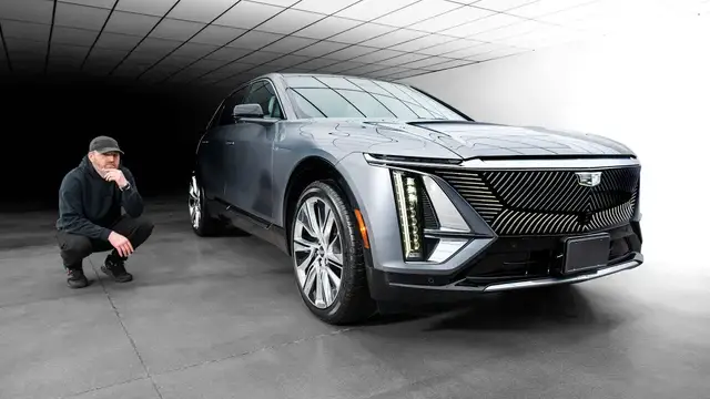 'Video thumbnail for In studio with the All-Electric 2023 Cadillac LYRIQ'