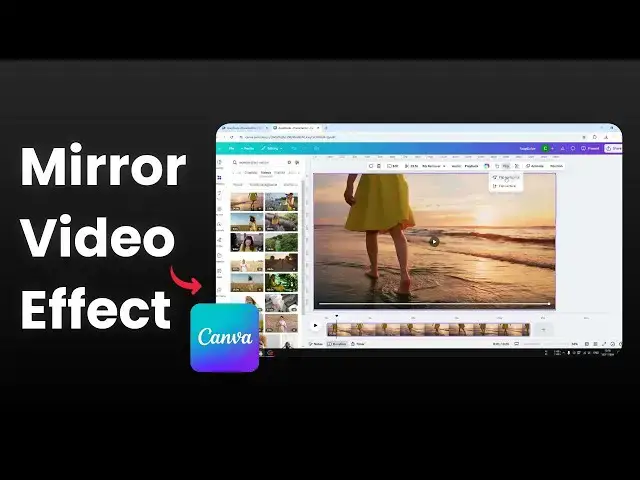 'Video thumbnail for How to Mirror Video in Canva'