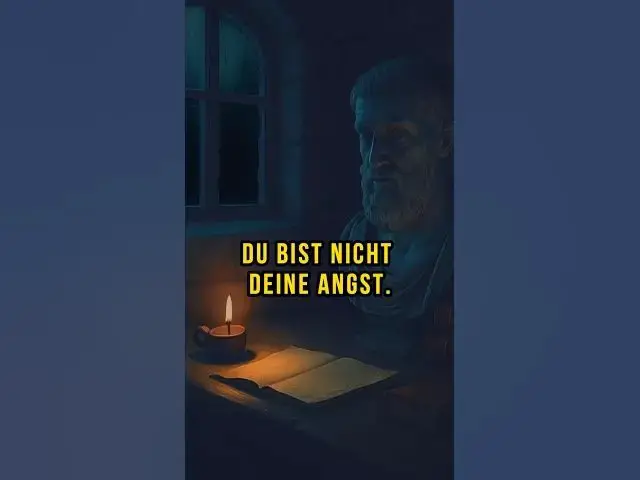 'Video thumbnail for Angst verstehen – Du bist nicht deine Angst (Stoizismus)'