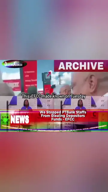 'Video thumbnail for We Stopped PTBank Staffs From Stealing Depositors Funds - EFCC  '