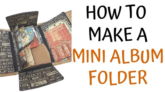 'Video thumbnail for How to Make a Mini Album Folder'
