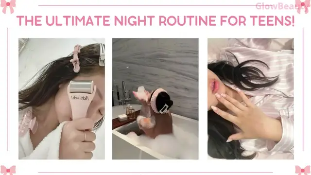 'Video thumbnail for night routine | night skincare routine ☁️💫| skincare | night routine tips'